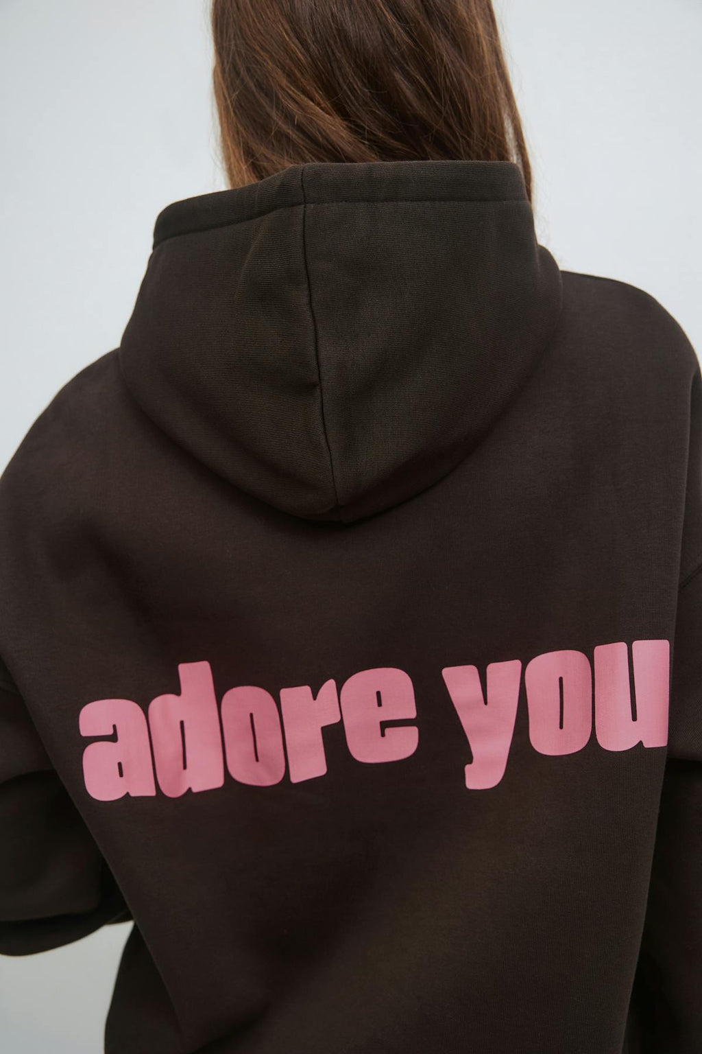 Oversized print hoodie