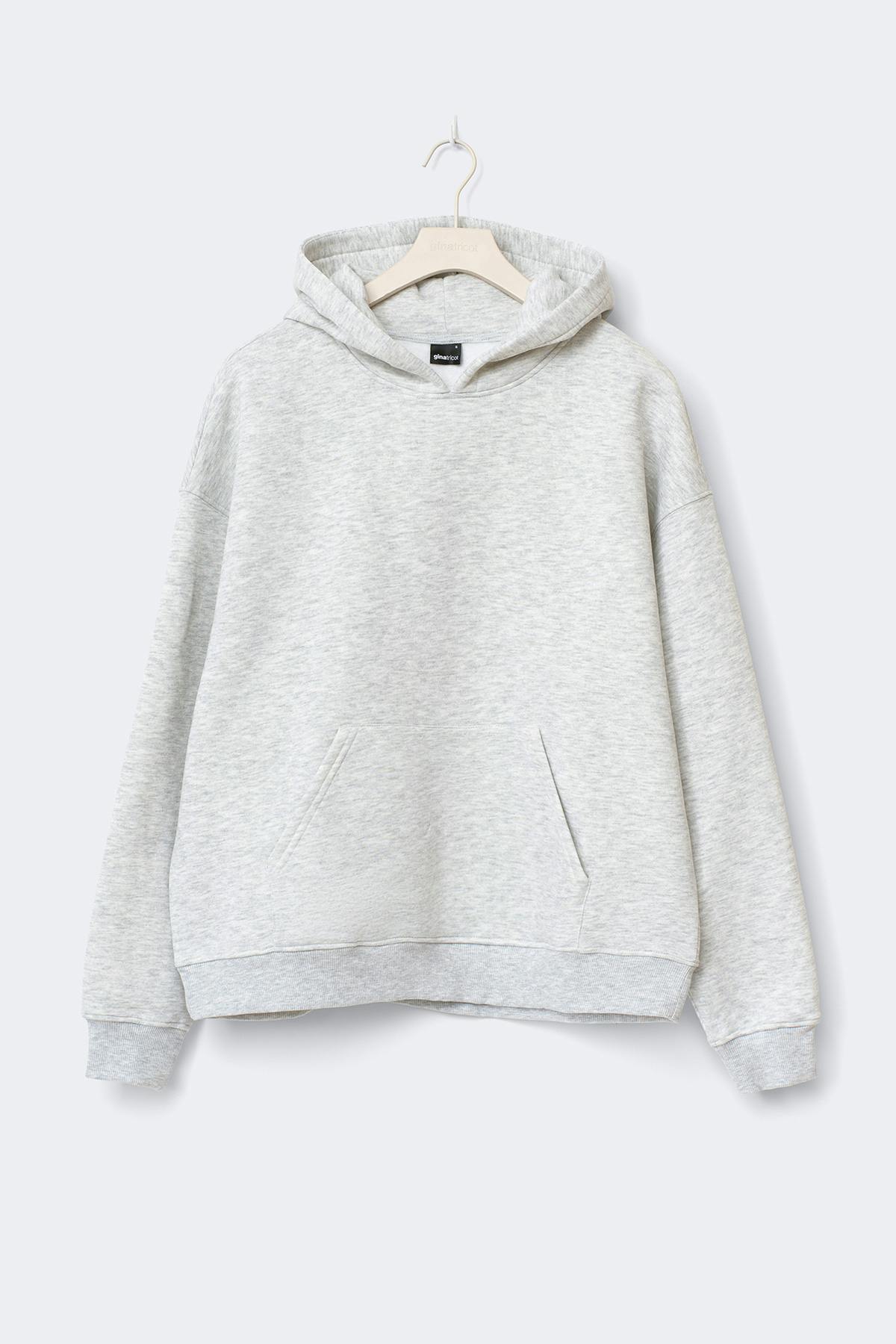 Oversized print hoodie