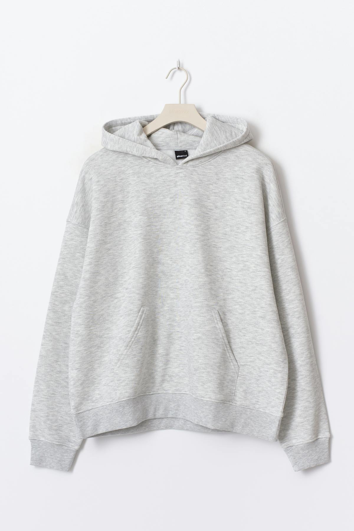 Oversized print hoodie