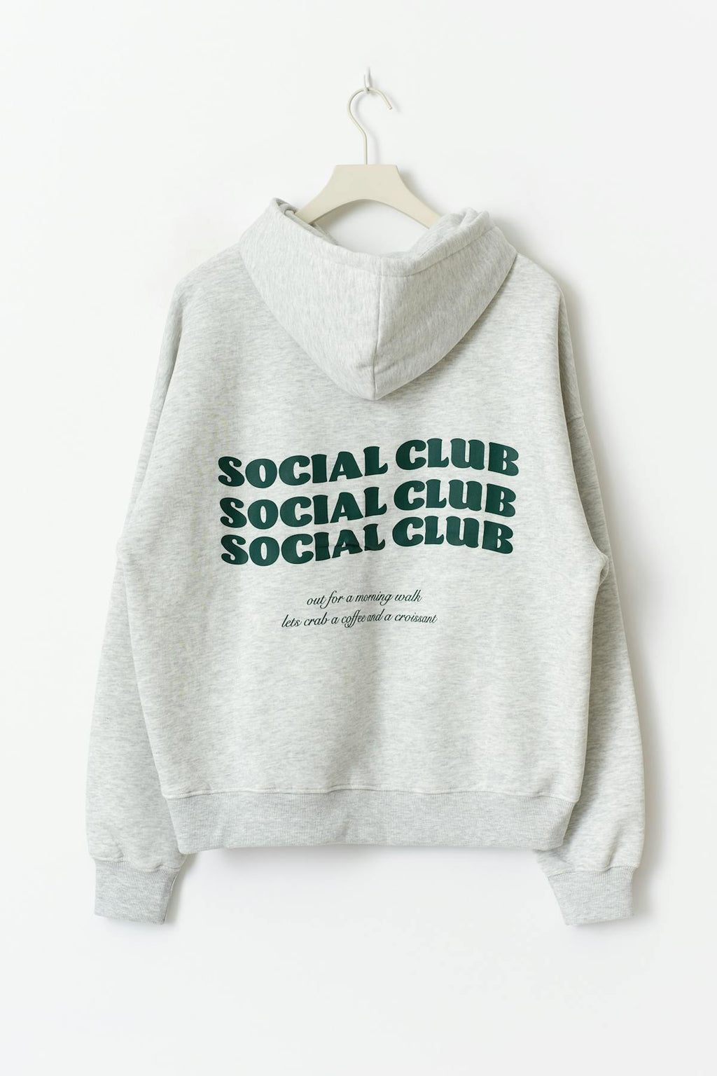 Oversized print hoodie