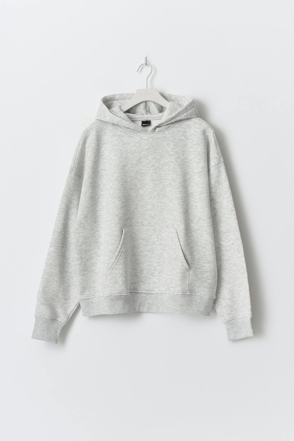 Oversized print hoodie