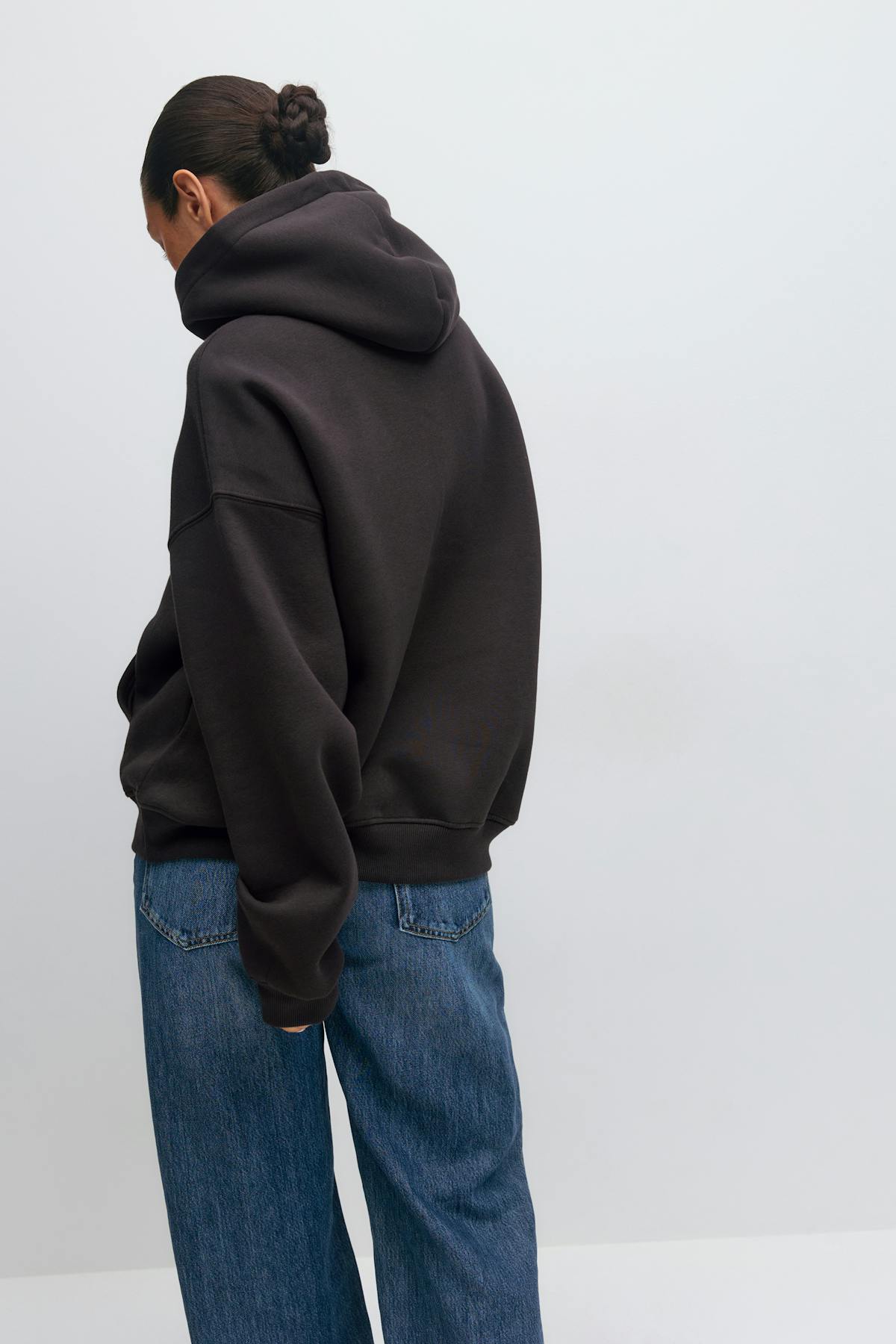 Oversized print hoodie