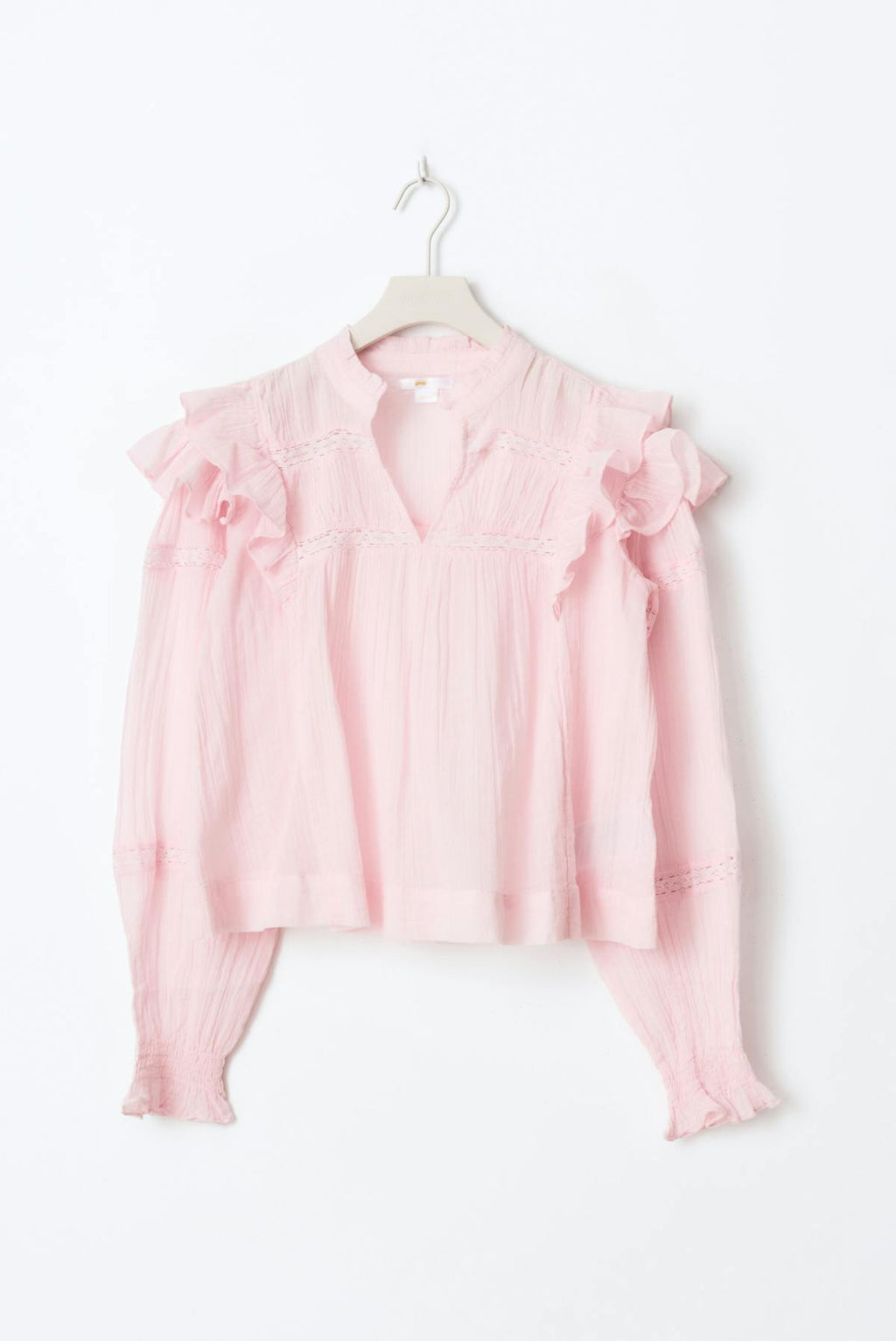 Y boho lace blouse