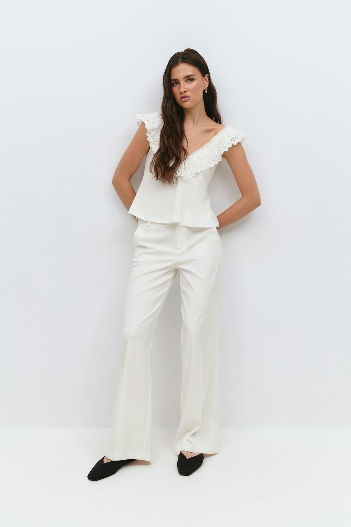 Broderie anglaise singlet