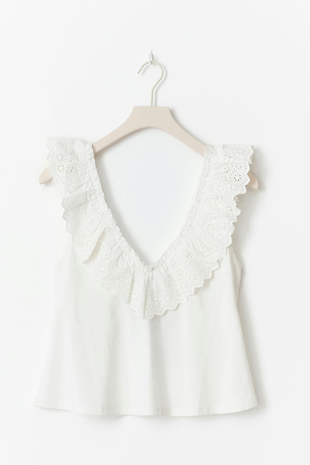 Broderie anglaise singlet