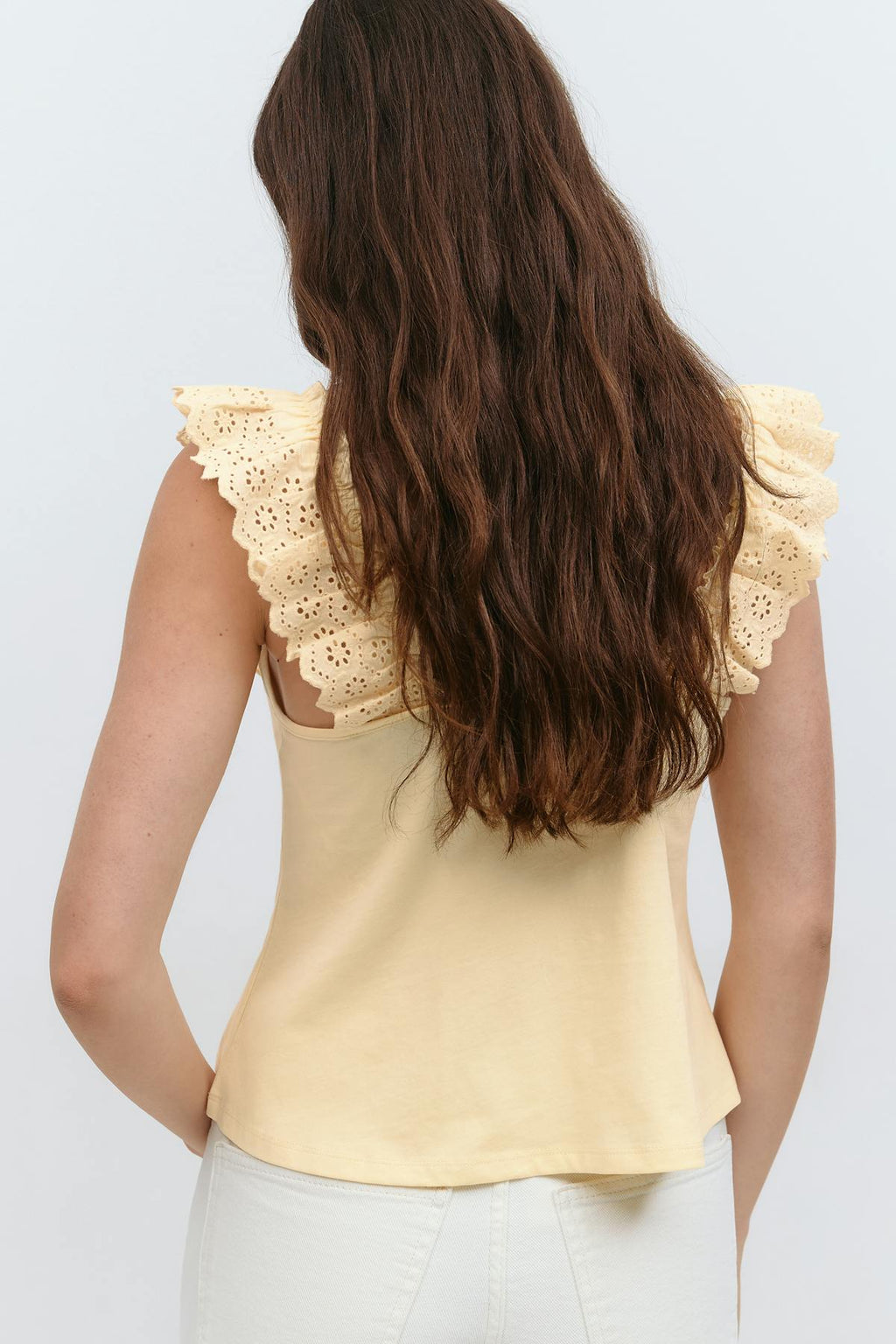 Broderie anglaise singlet