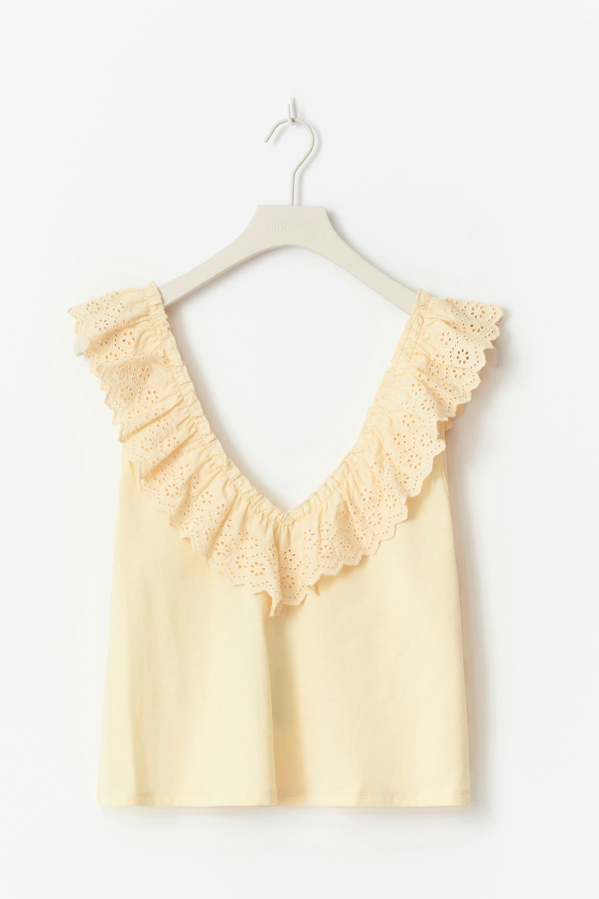 Broderie anglaise singlet