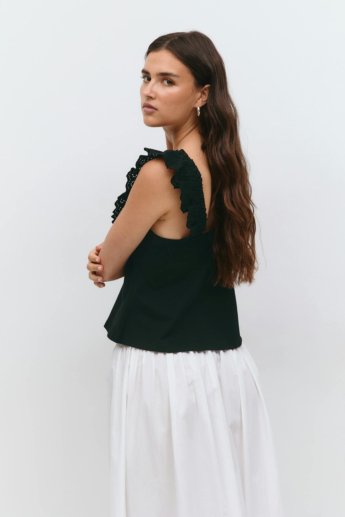 Broderie anglaise singlet