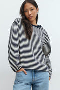 Loose fit long sleeve tee