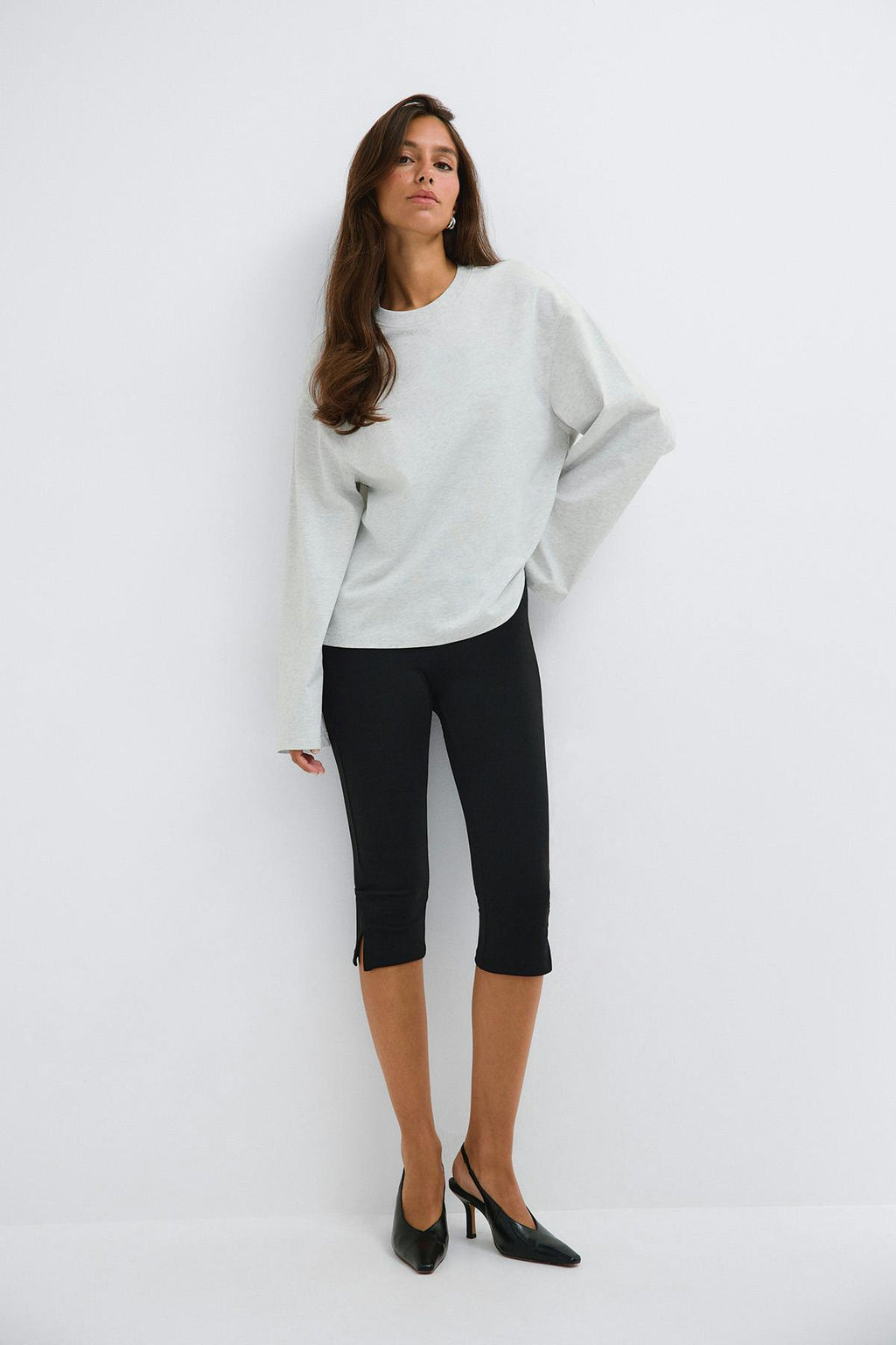 Loose fit long sleeve tee
