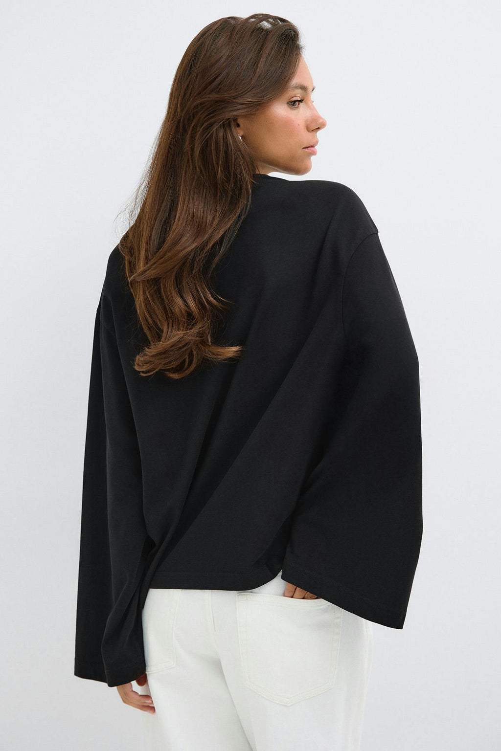 Loose fit long sleeve tee