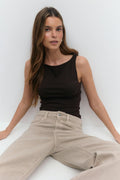 Boatneck tanktop