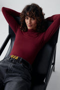 Soft touch polo top