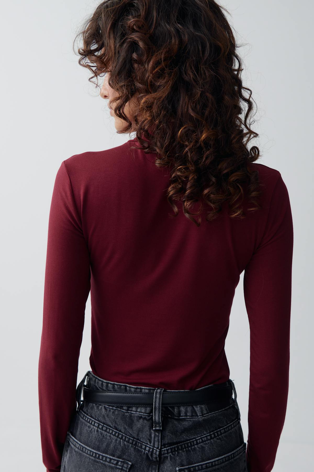 Soft touch polo top