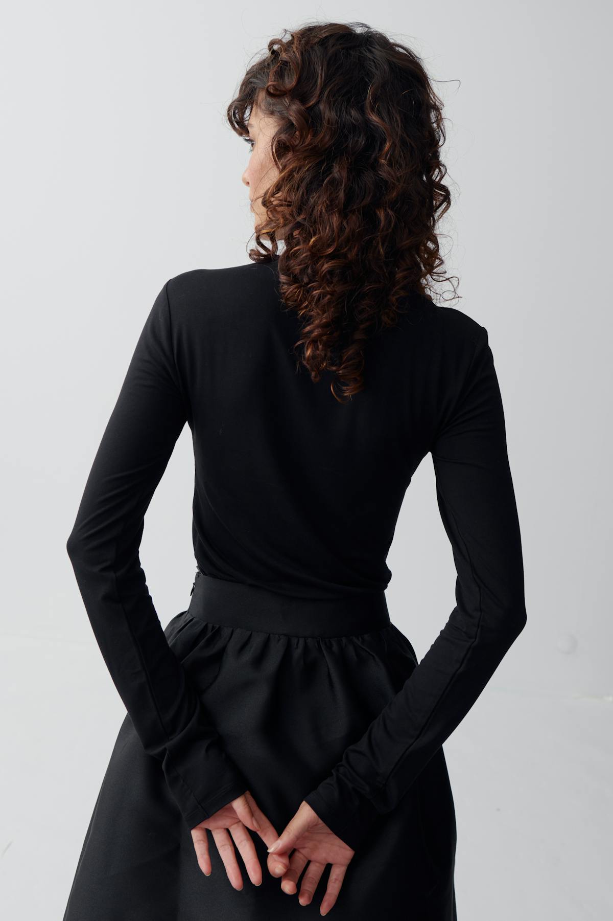 Soft touch polo top