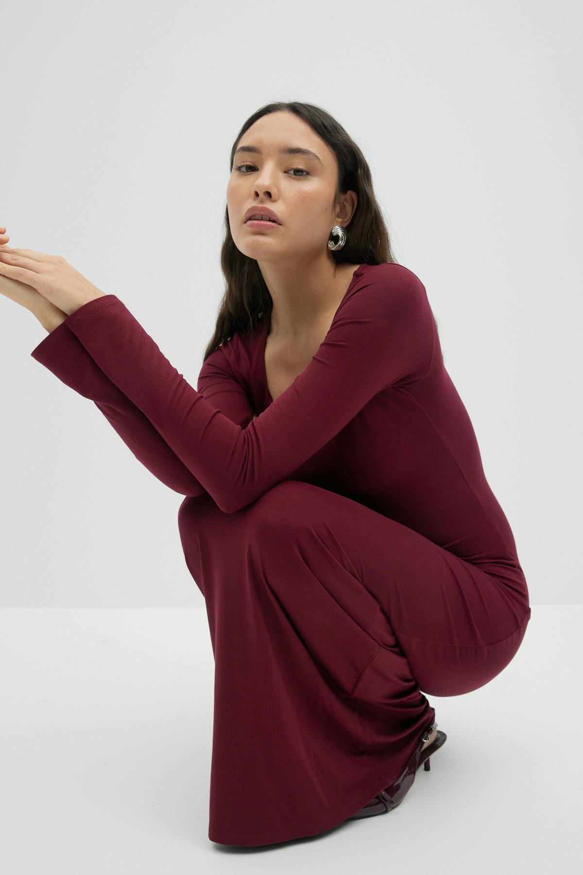 Soft touch maxi dress