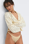 3-pack lace thong