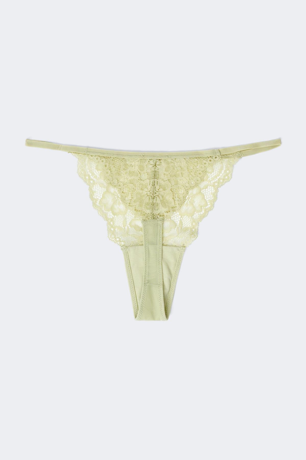 3-pack lace thong