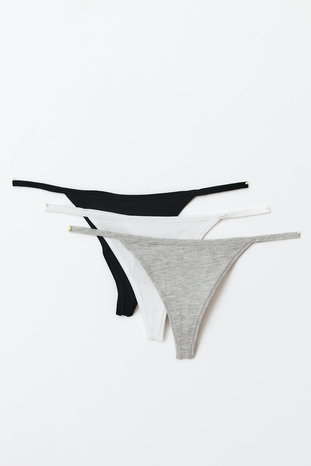 3-pack cotton thong