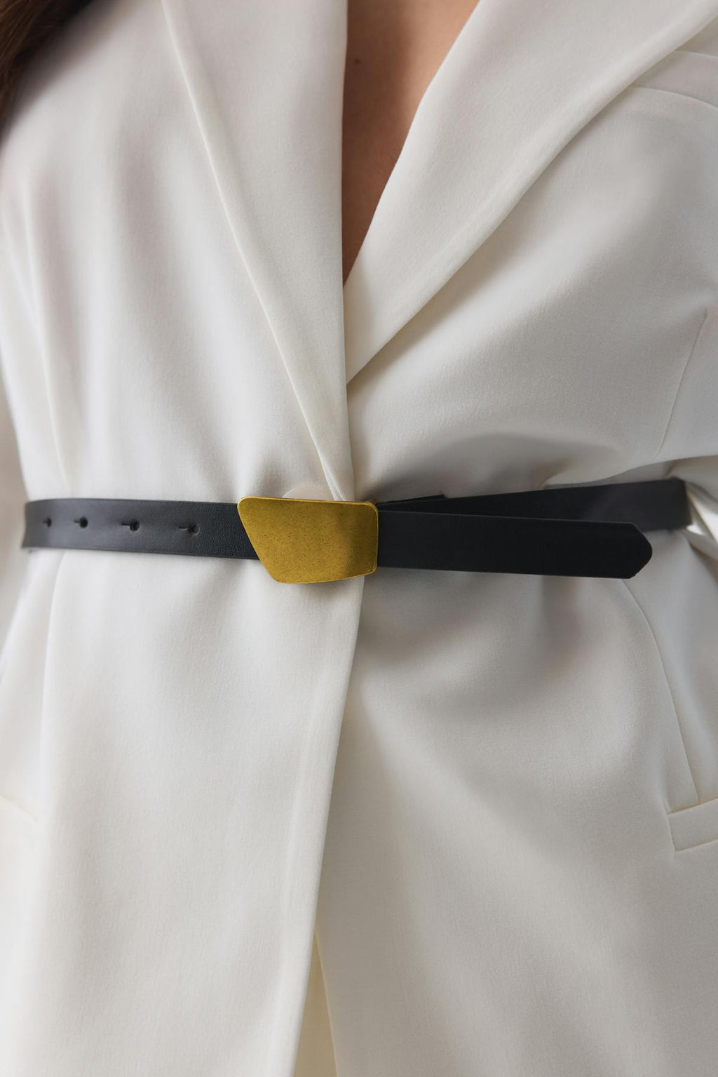 Clean buckle belt