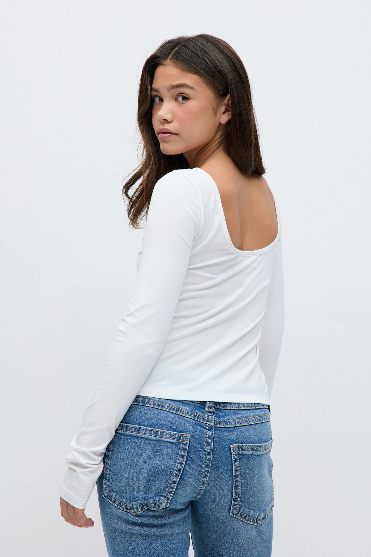 Y open back top