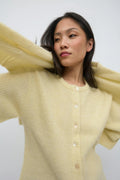 Short sleeve knitted cardigan