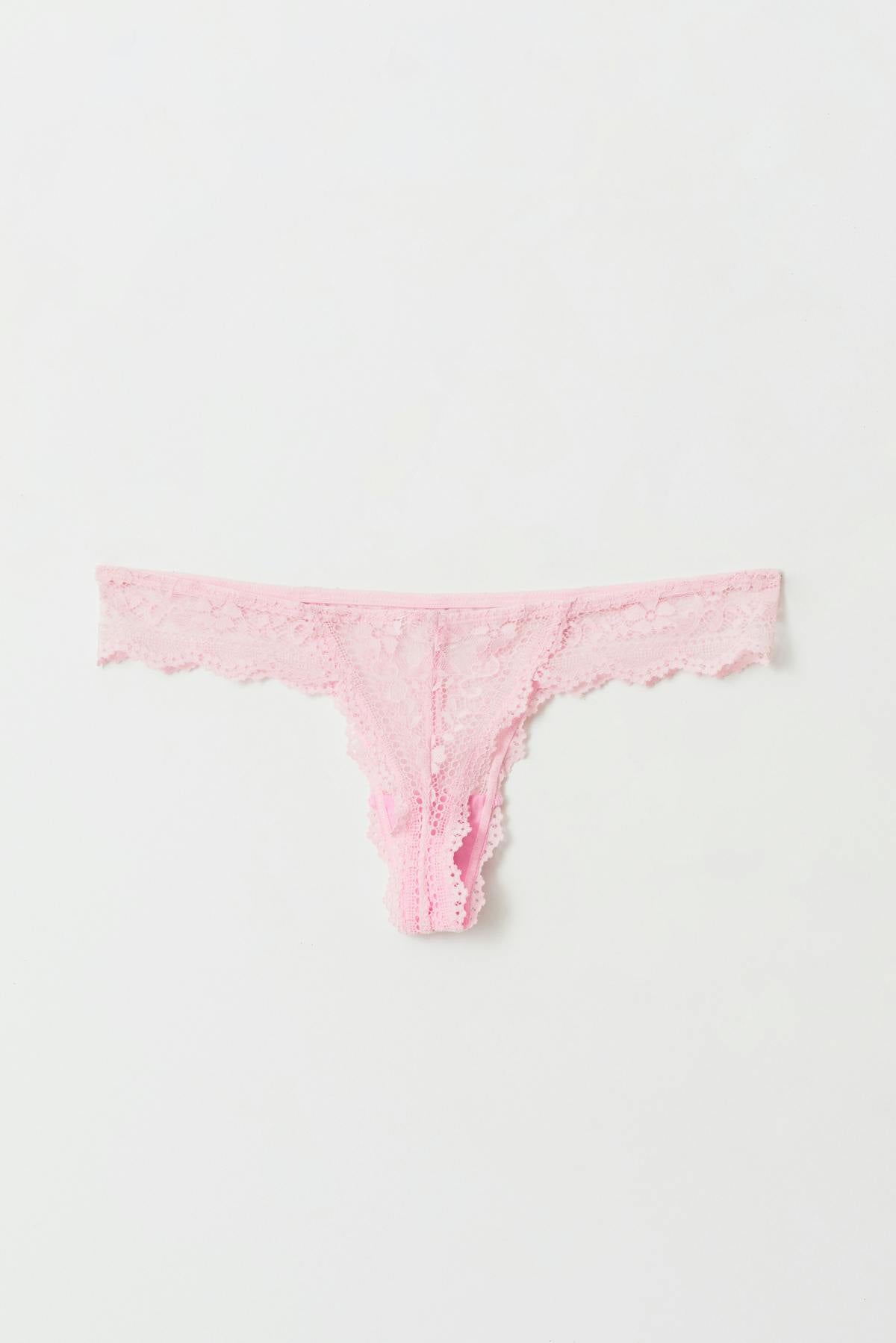 2-pack lace thong