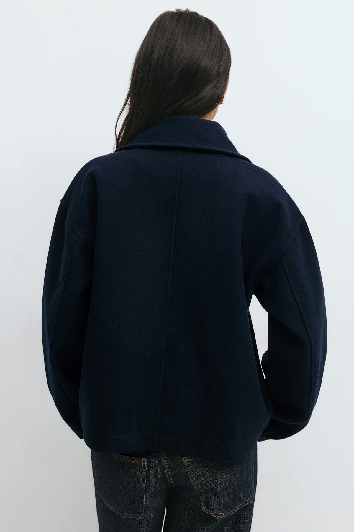 Peacoat felt jacket