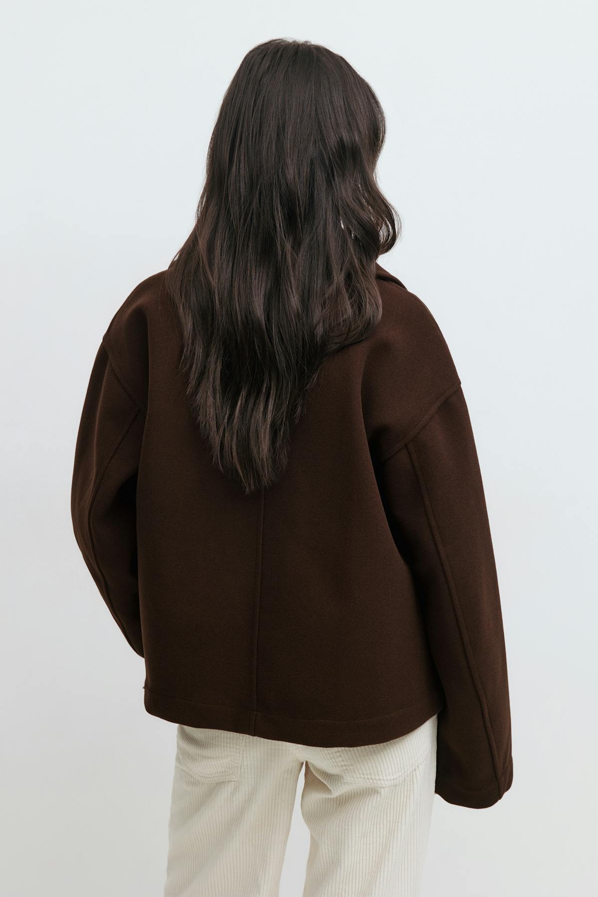 Peacoat felt jacket