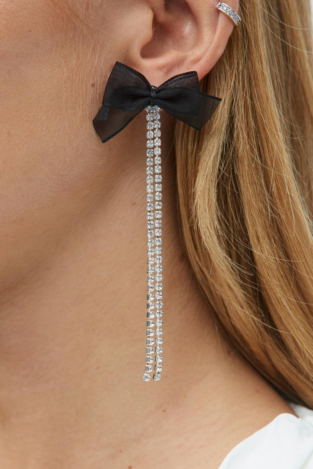 Rhinestone earrings