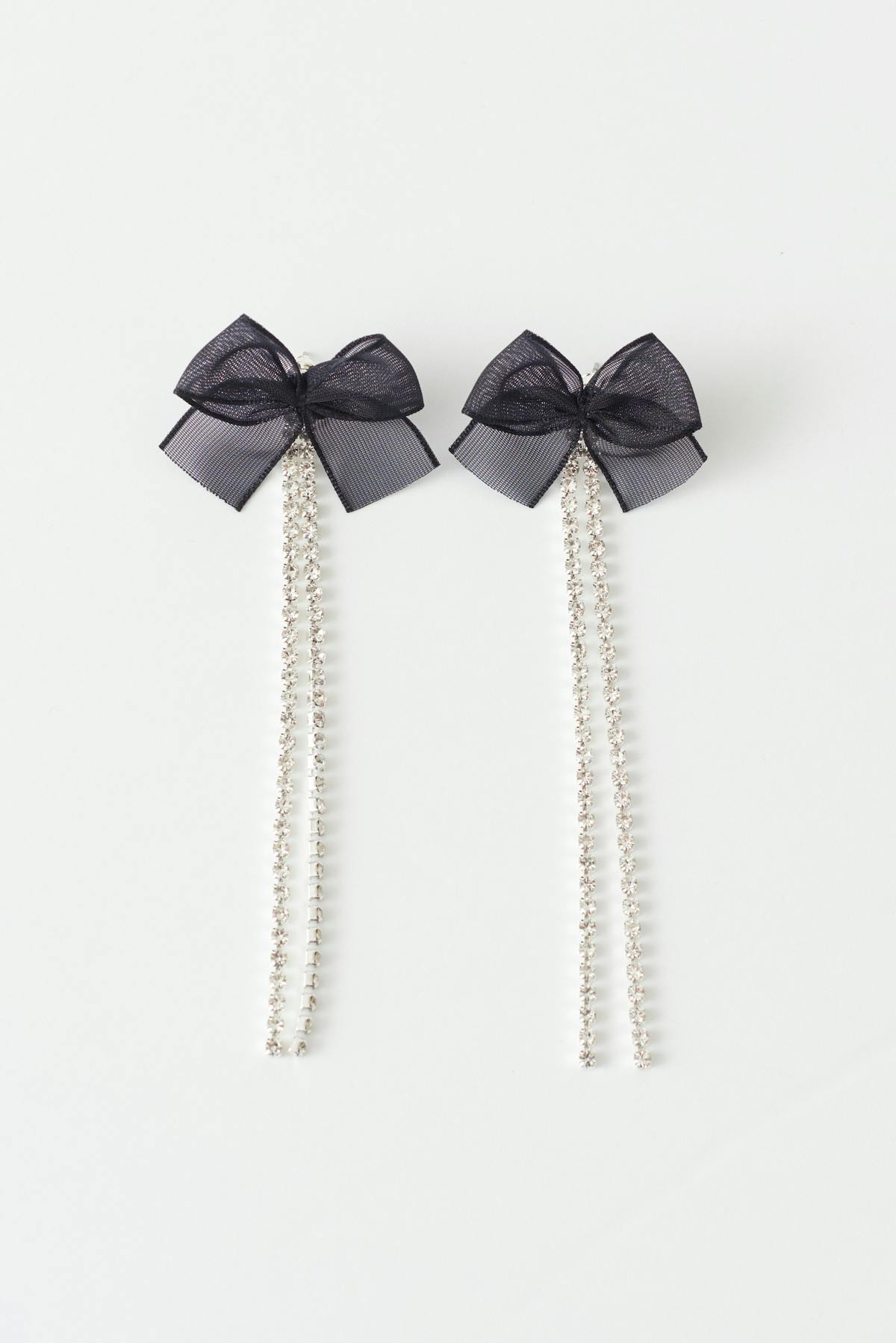 Rhinestone earrings