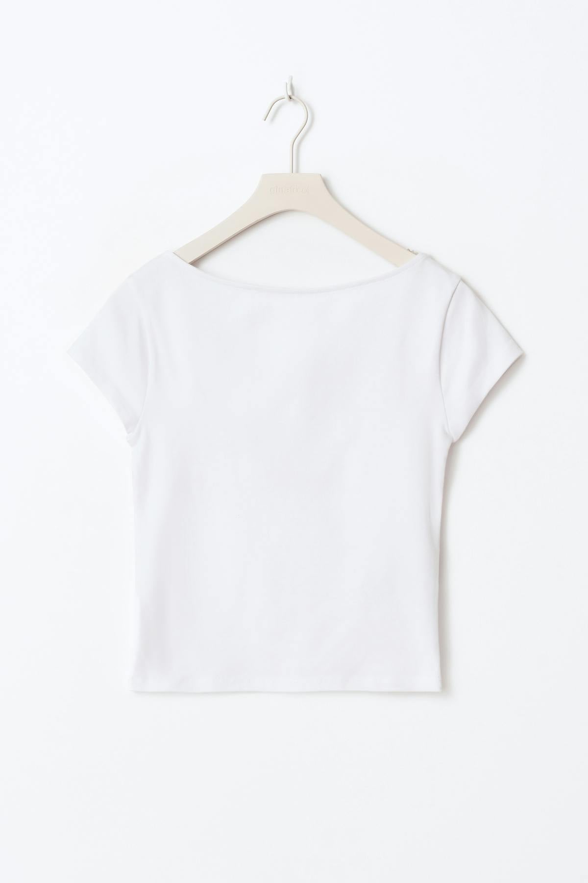 Y boatneck top
