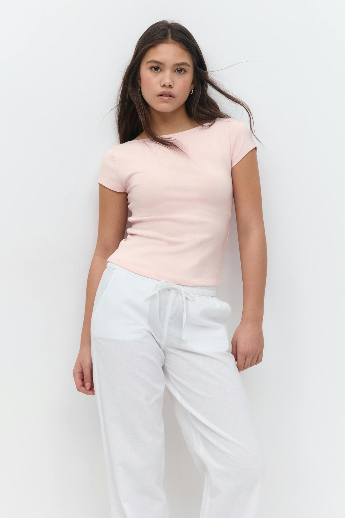 Y boatneck top