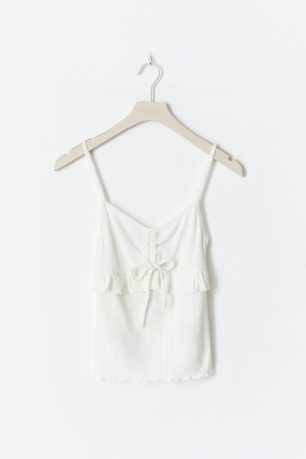 Pointelle loungwear singlet