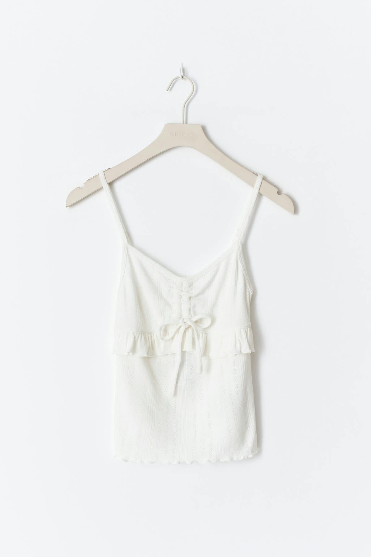 Pointelle loungwear singlet