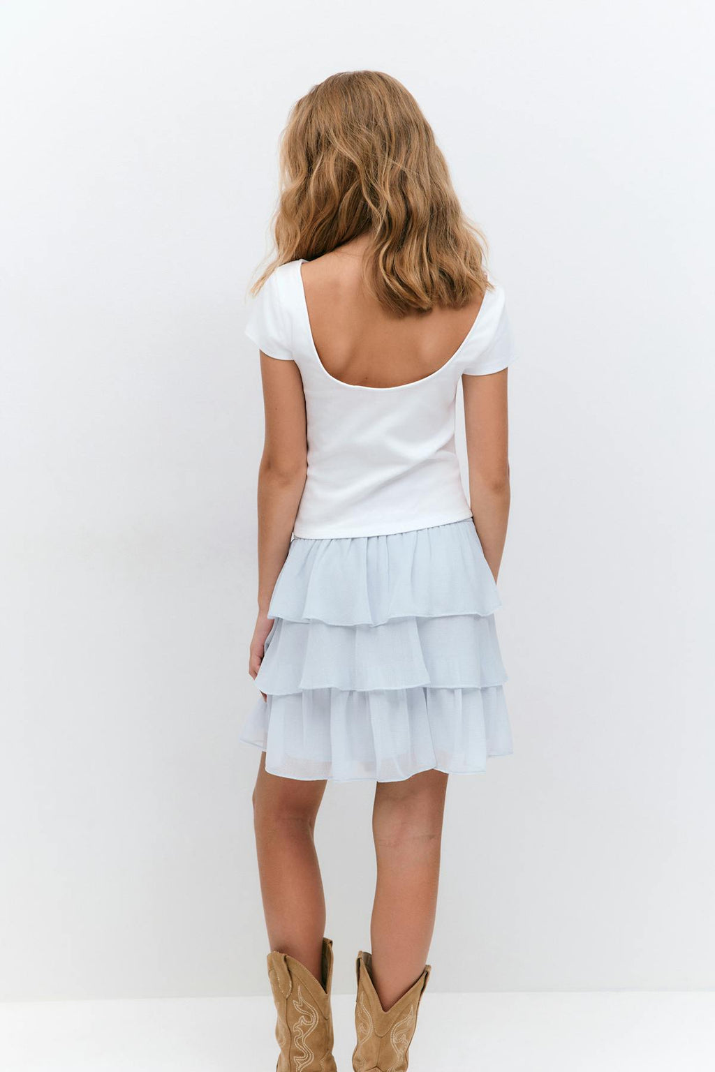 Y frill skirt