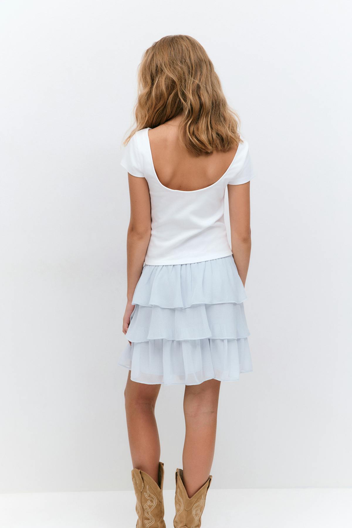 Y frill skirt