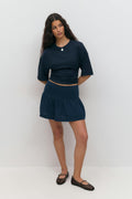 Mini frill skirt