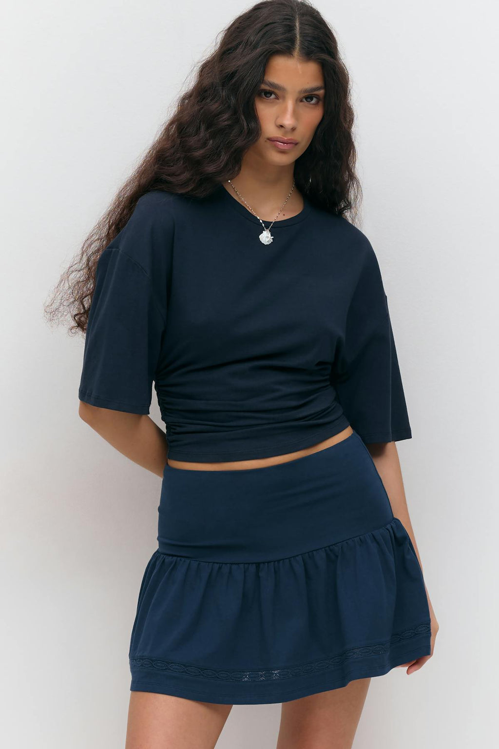 Mini frill skirt