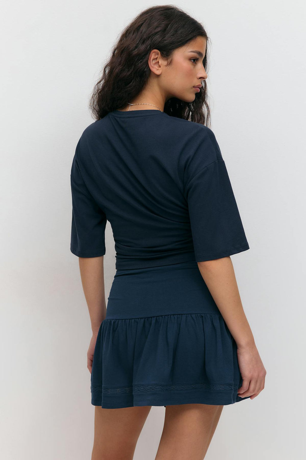 Mini frill skirt