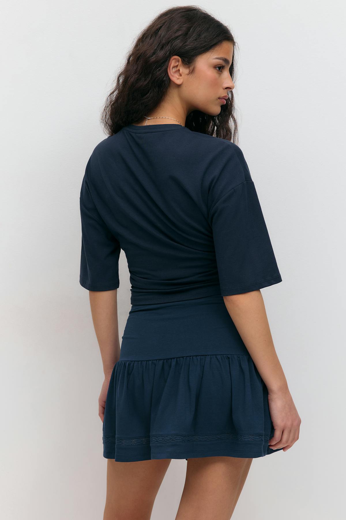 Mini frill skirt