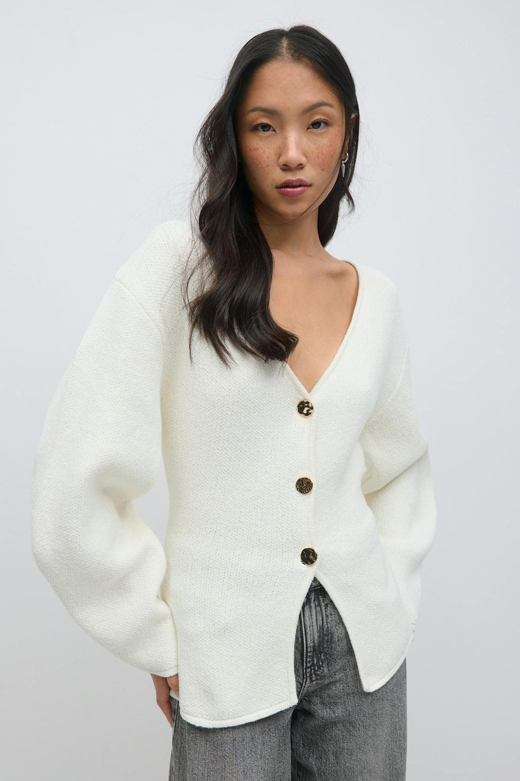 Knitted shaped blazer