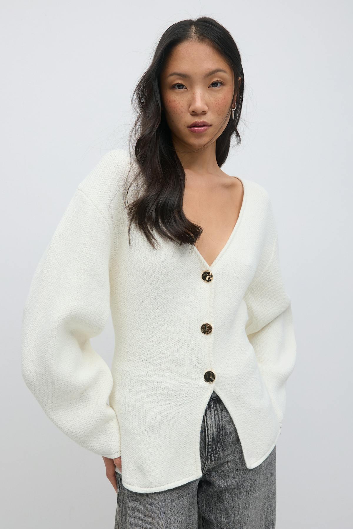 Knitted shaped blazer