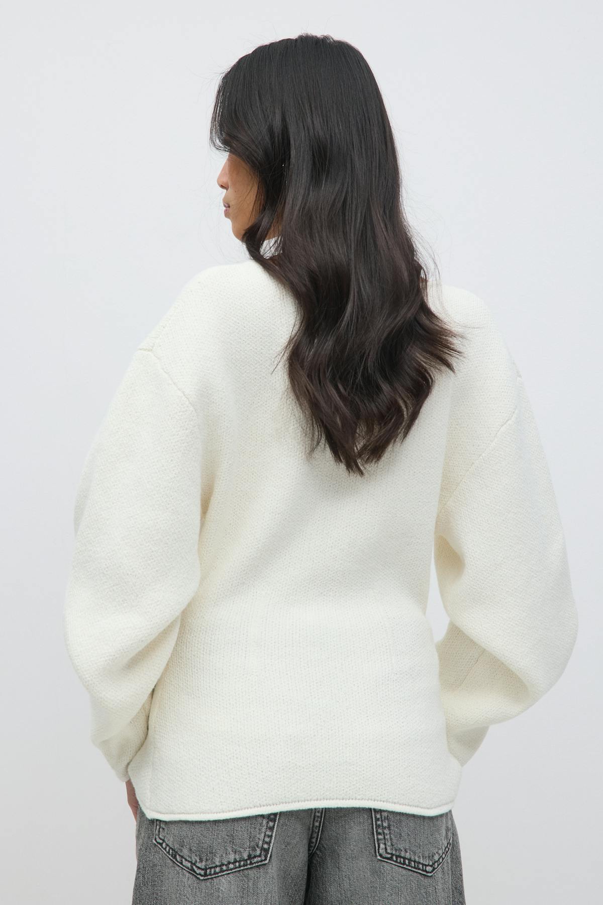Knitted shaped blazer
