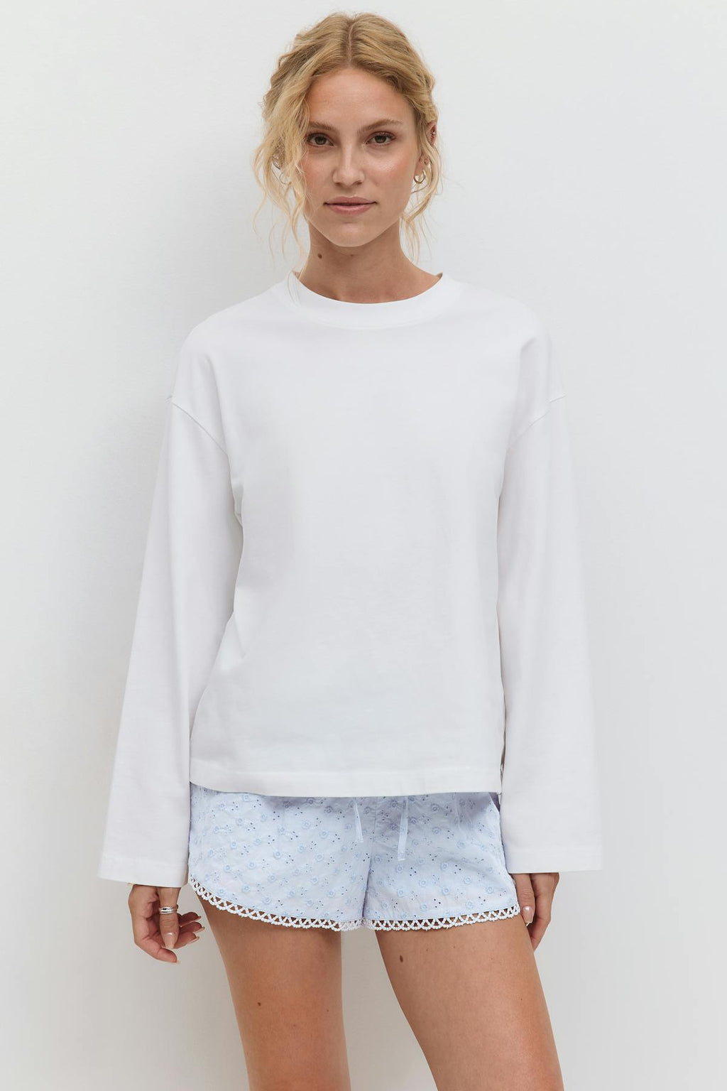 Broderie anglaise shorts