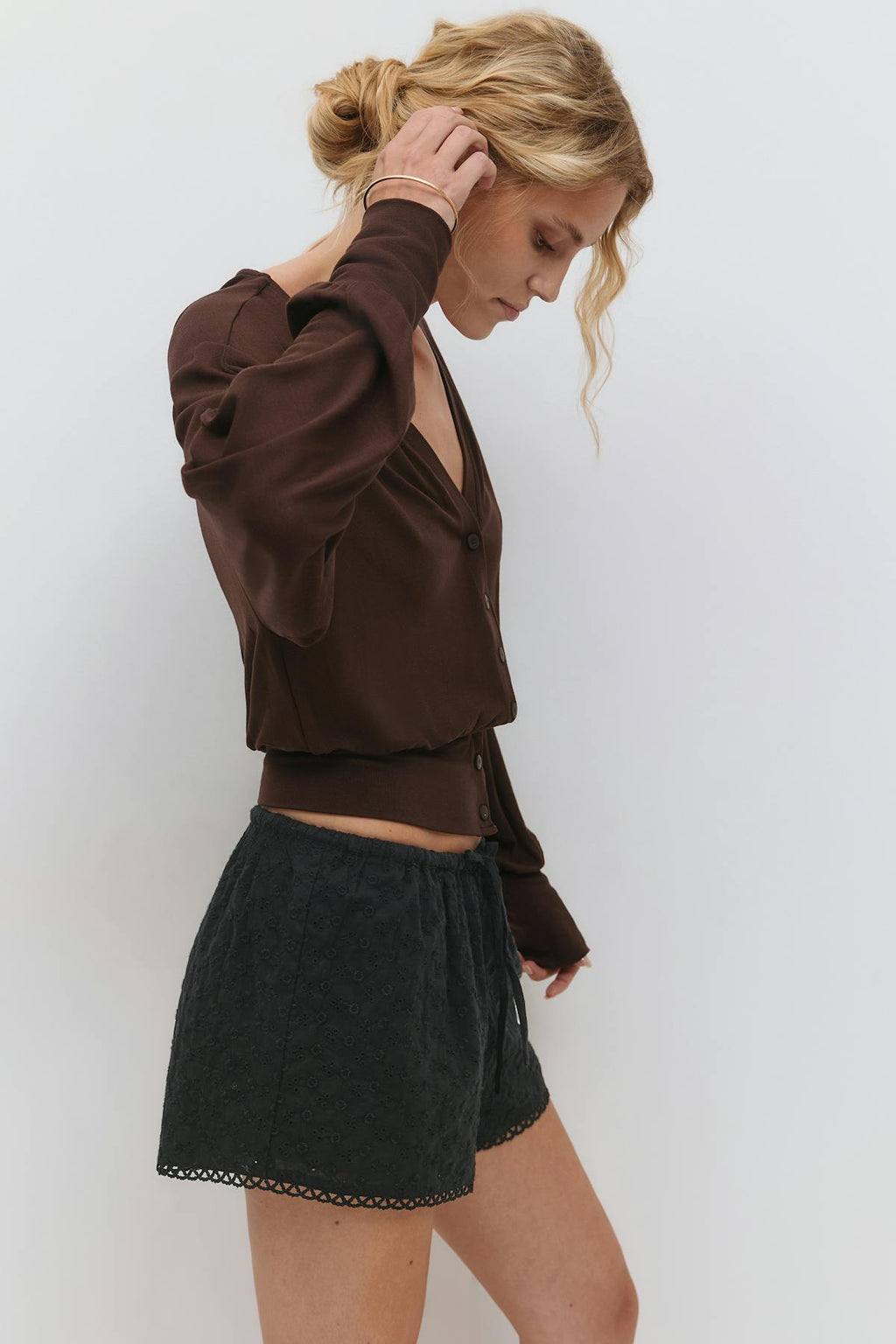 Broderie anglaise shorts