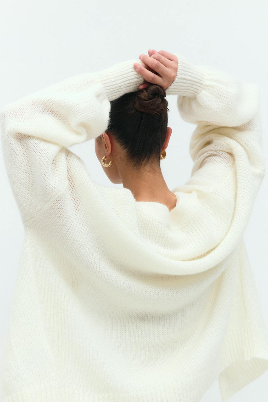 Chunky knitted cardigan