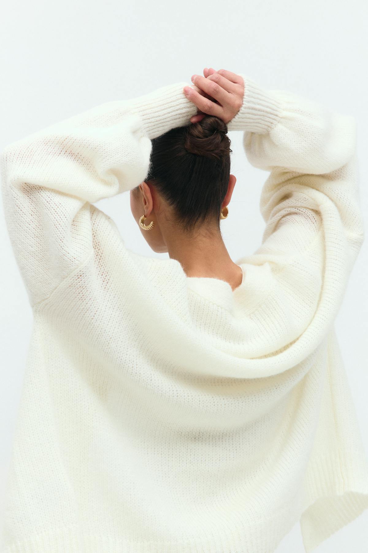 Chunky knitted cardigan