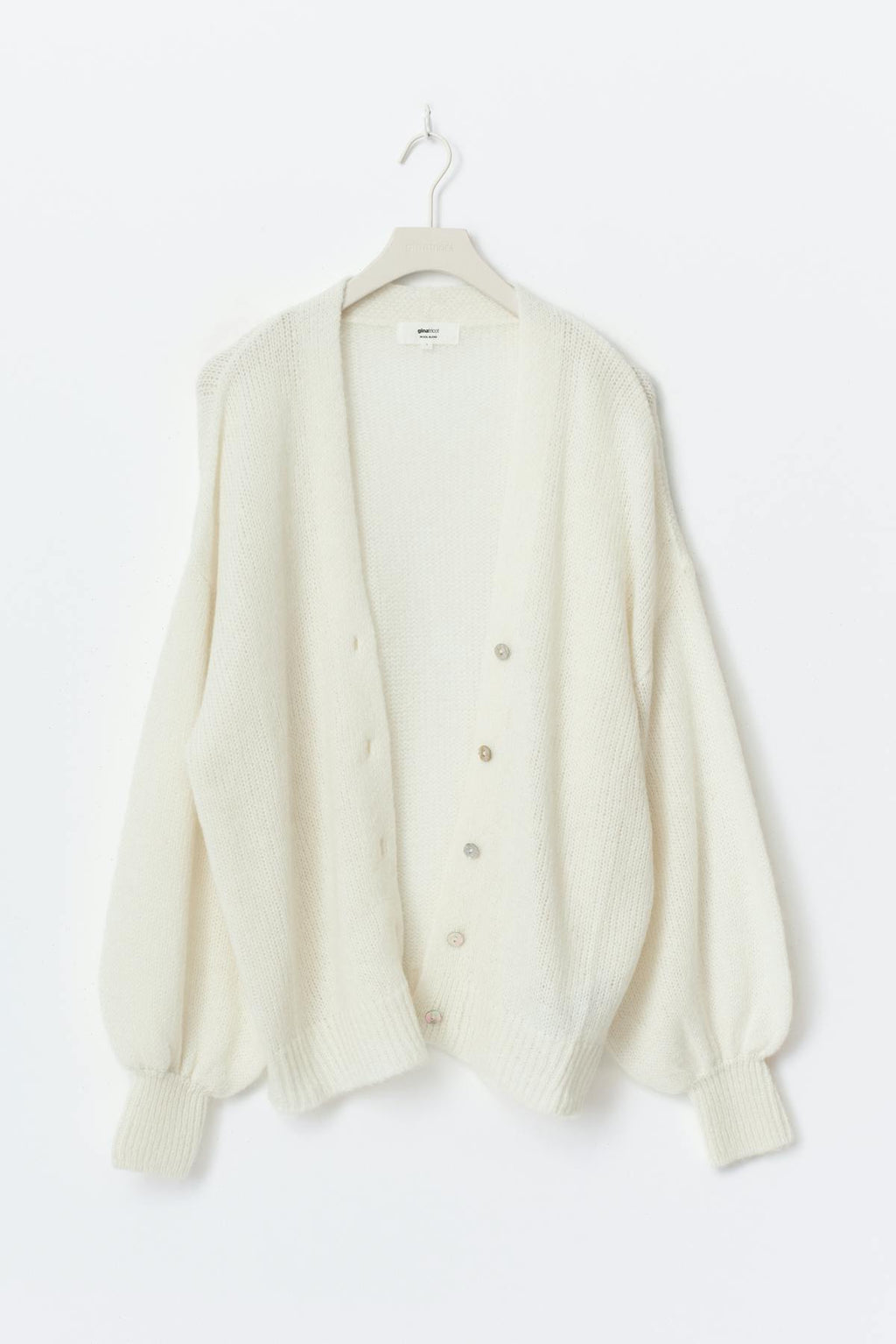 Chunky knitted cardigan