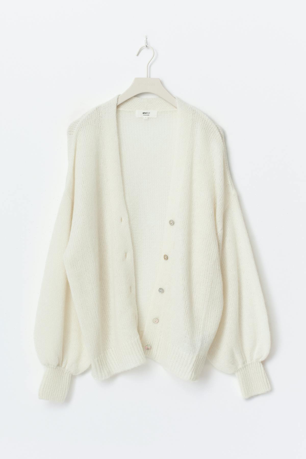 Chunky knitted cardigan